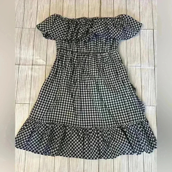 J.Crew Strapless Gingham Dress - Picture 2 of 5